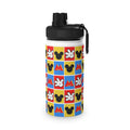 Checkerboard Mickey Hands Stainless Steel Water Bottle