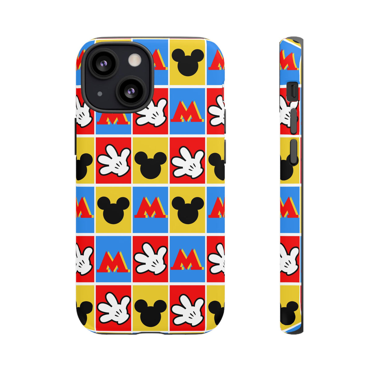 Checkerboard Mickey Hands Resort Ready Cell Phone Tech Case