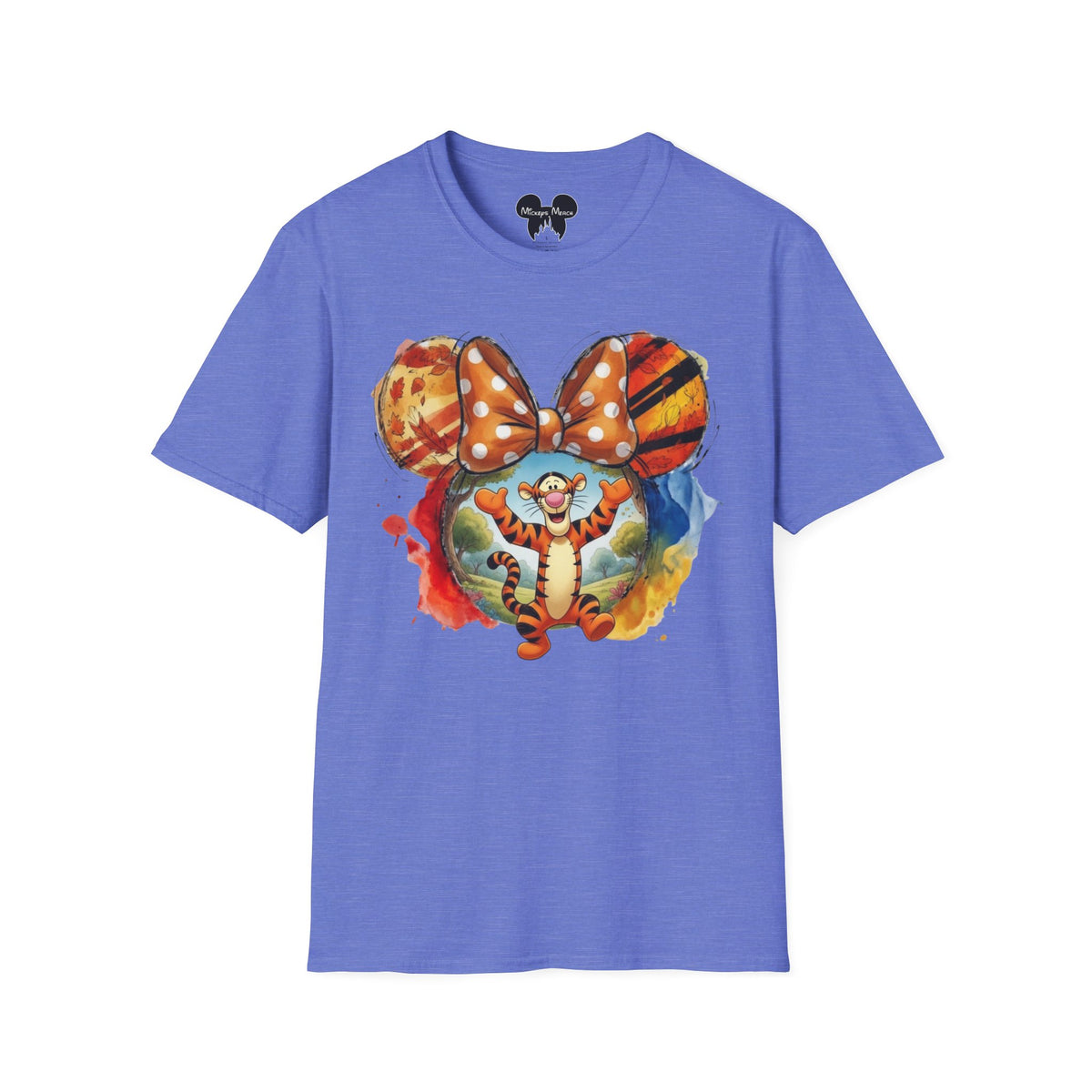 Winnie the Pooh - Tigger's Bouncy Autumn Vignette Unisex Graphic Tee