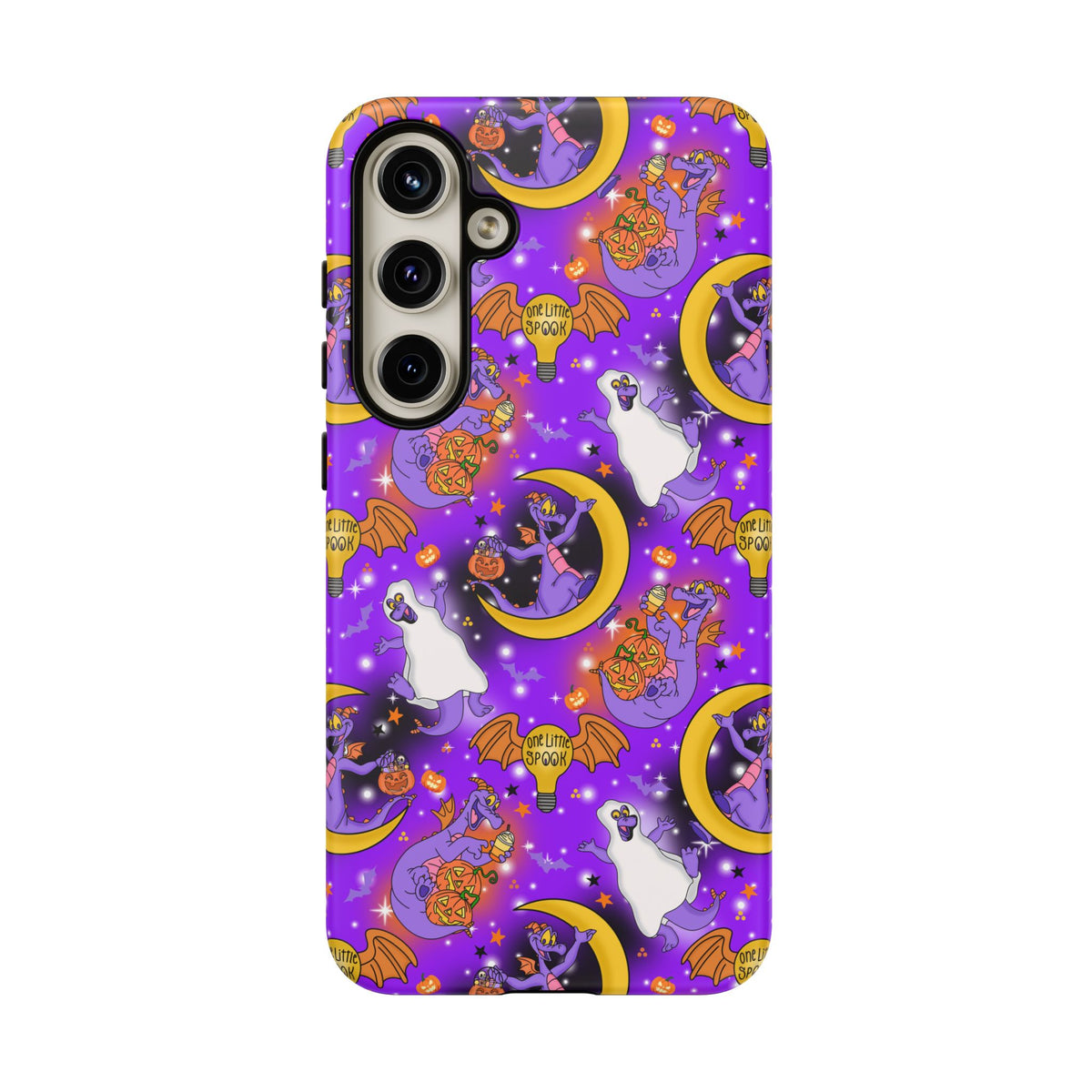 Figment on the Moon Purple Resort Ready Cell Phone Tech Case