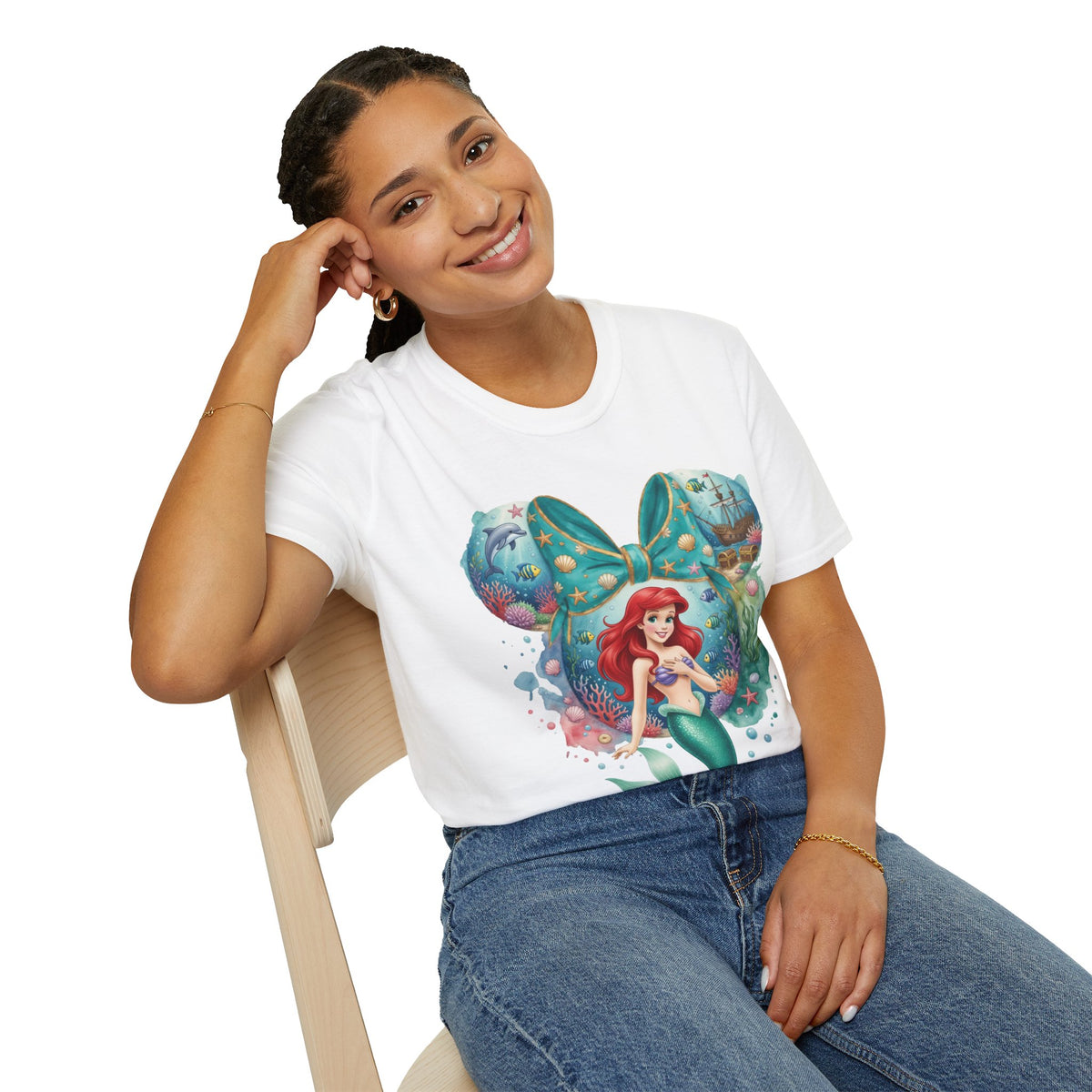 Disney Princess - Ariel's Seashell Vignette Unisex Graphic Tee