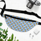 Blue Checkerboard Donald Beach Club Fanny Pack