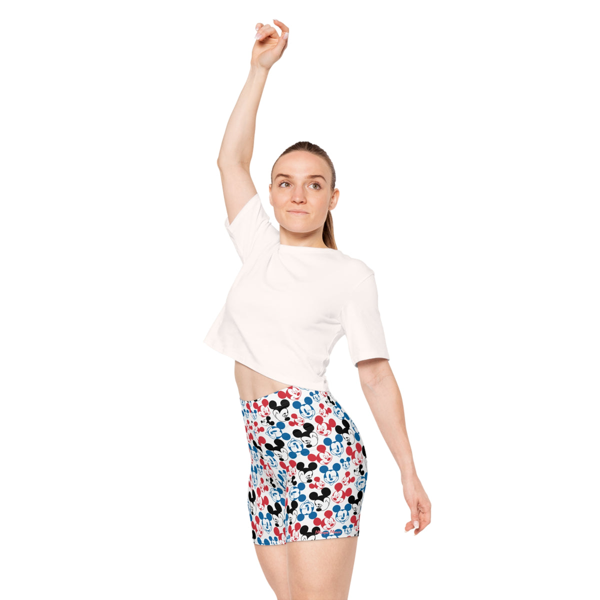 Emoji Mickey Bike Shorts