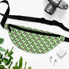 Green Checkerboard Goofy Beach Club Fanny Pack
