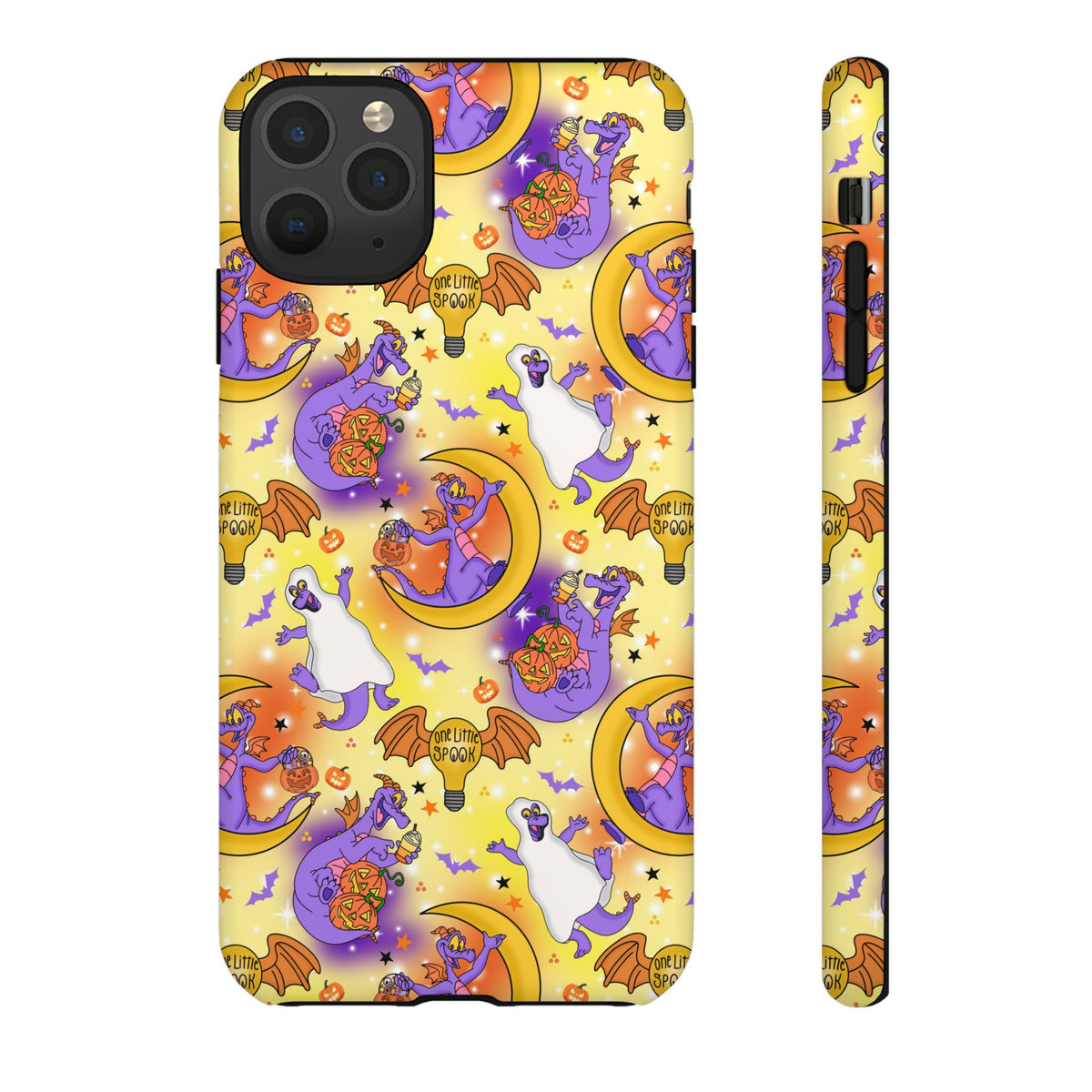 Figment on the Moon Yellow Resort Ready Cell Phone Tech Case