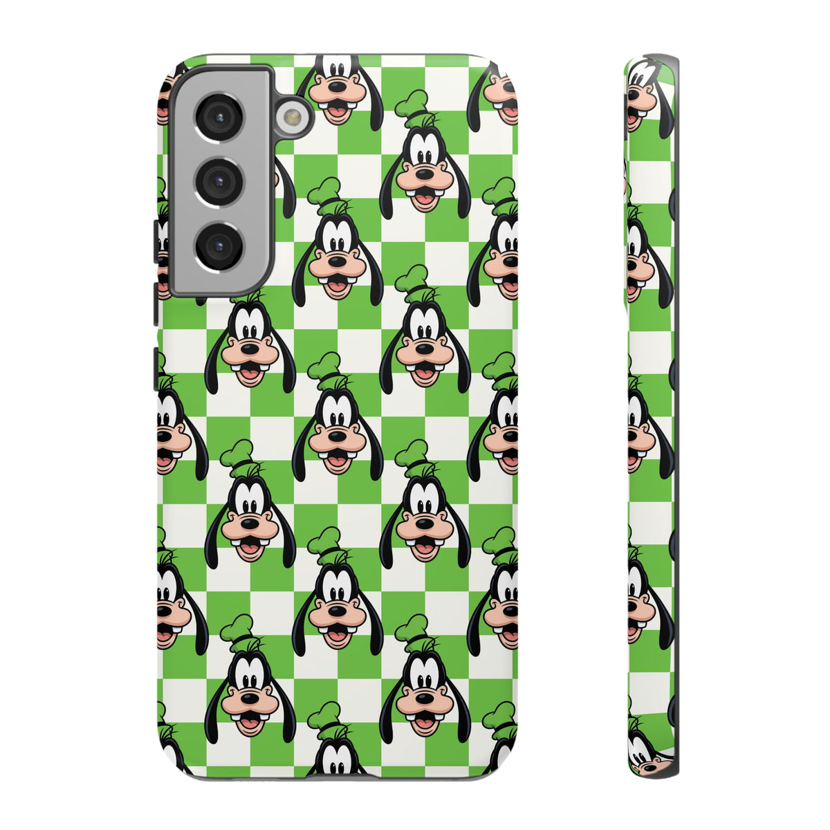 Green Checkerboard Goofy Resort Ready Cell Phone Tech Case