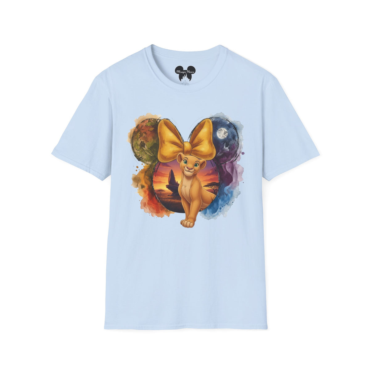 Lion King - Nala's Gold Sunset Vignette Unisex Graphic Tee