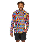 Checkerboard Mickey Hands Hooded Sun Shirt