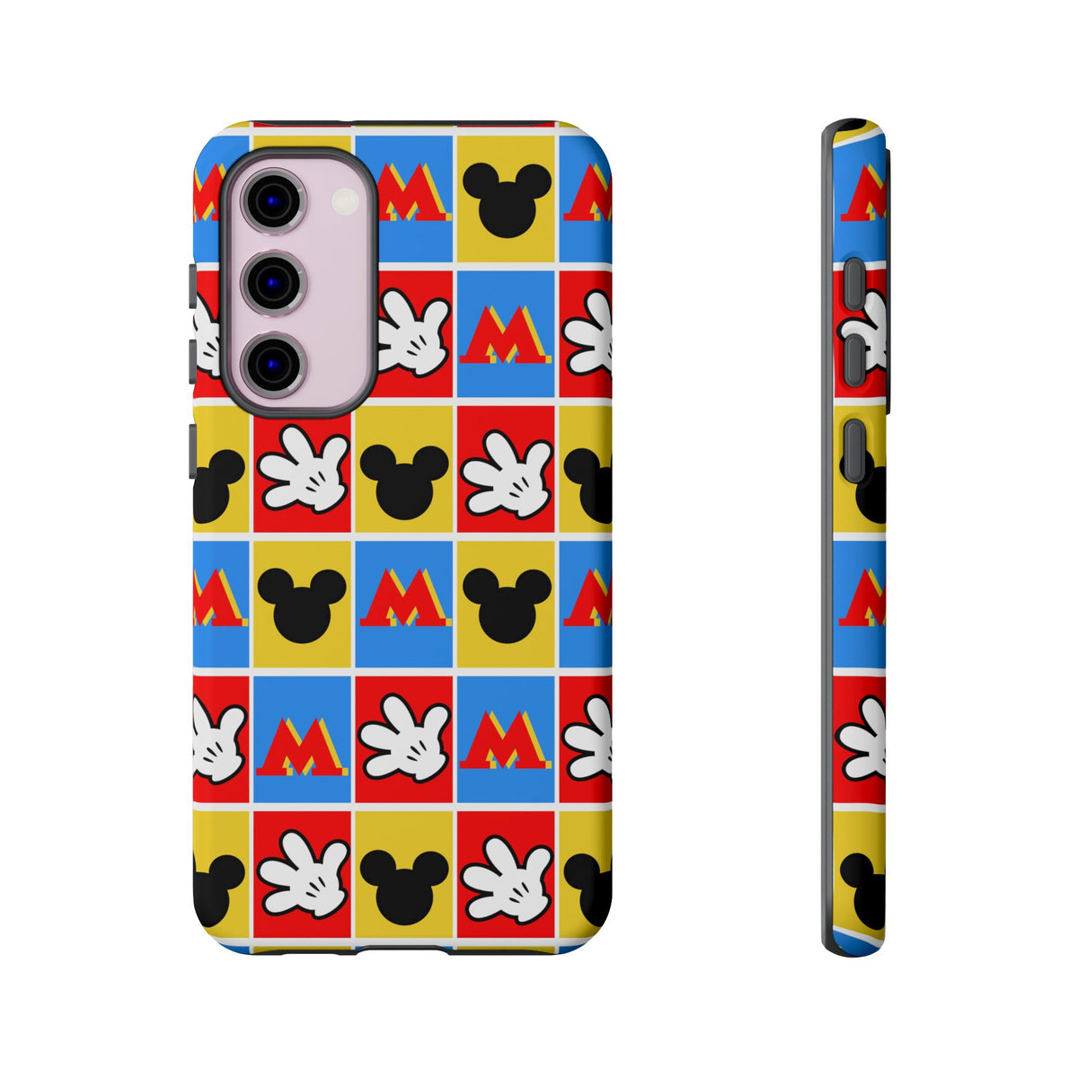 Checkerboard Mickey Hands Resort Ready Cell Phone Tech Case