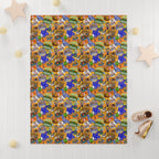 Four Parks Ride Collage Happily Ever After Baby Blanket