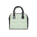 Character Autographs on Green Shoulder Handbag