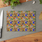 Four Parks Ride Collage Glass Cutting Board