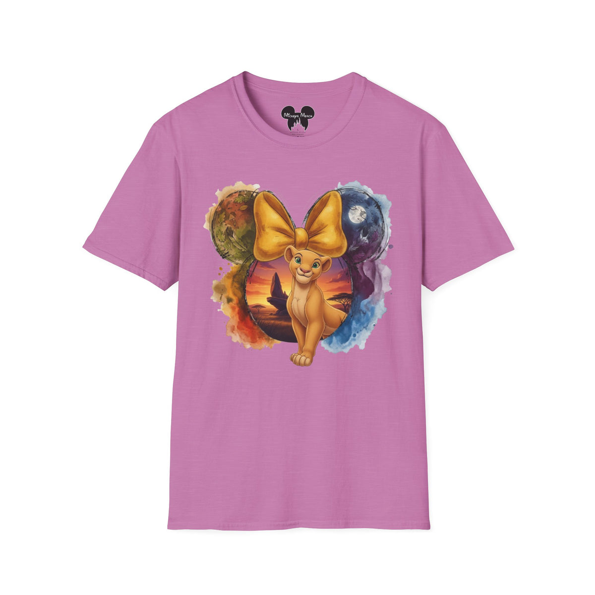 Lion King - Nala's Gold Sunset Vignette Unisex Graphic Tee