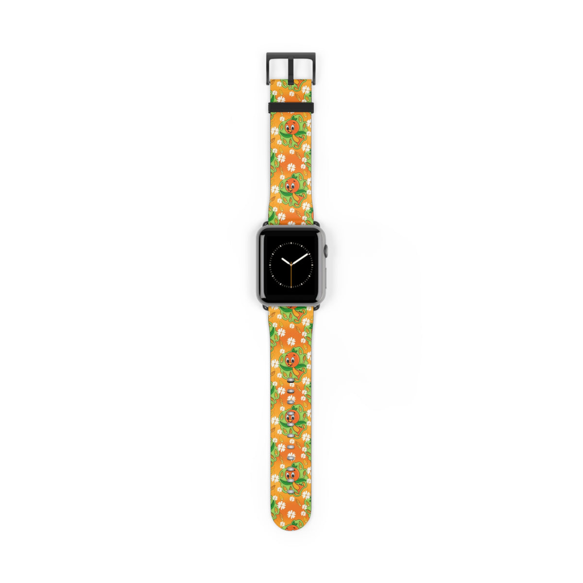Tangerine Treat Orange Bird Whimsical Watch Band - Apple
