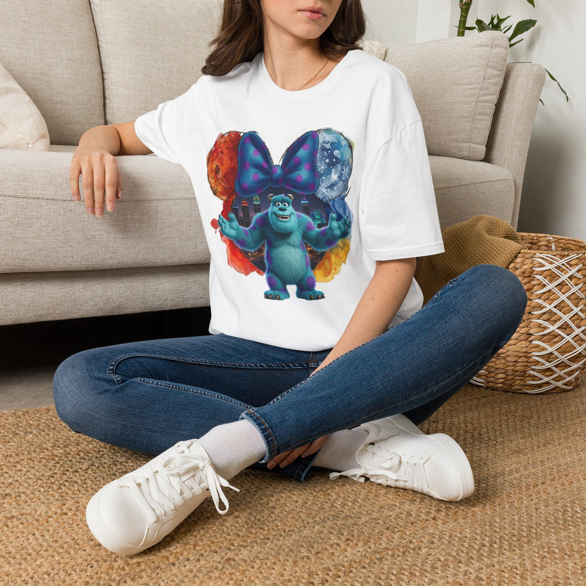 Monsters Inc - Sulley's Monstropolis Vignette Unisex Graphic Tee