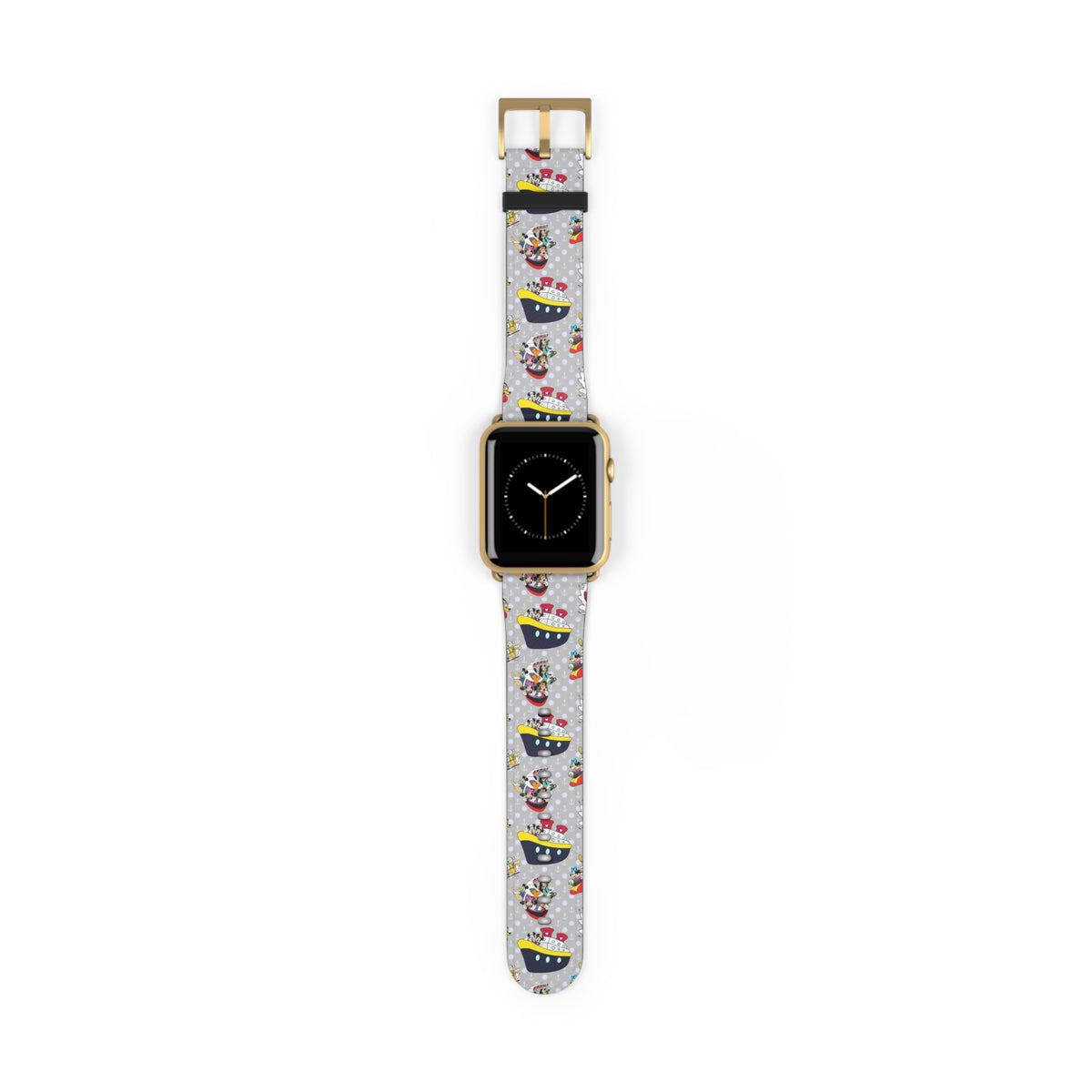 Christmas Cruise with Mickey Whimsical Watch Band - Apple