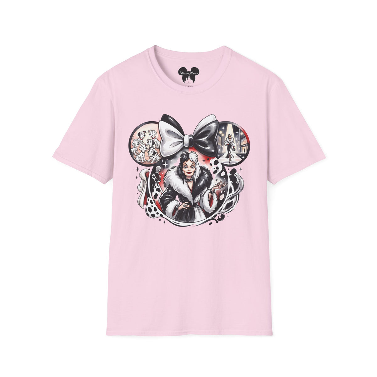 Disney Villains - Cruella's Spotted Couture Vignette Unisex Graphic Tee