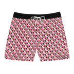 Pink Checkerboard Minnie Swim Trunks
