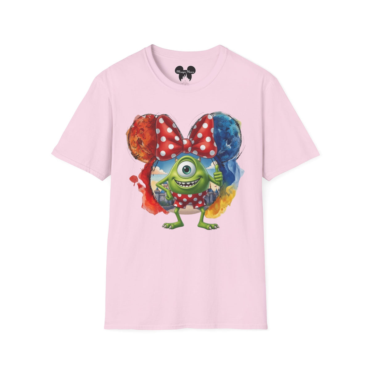 Monsters Inc - Mike Wazowski's Polka Dot Vignette Unisex Graphic Tee