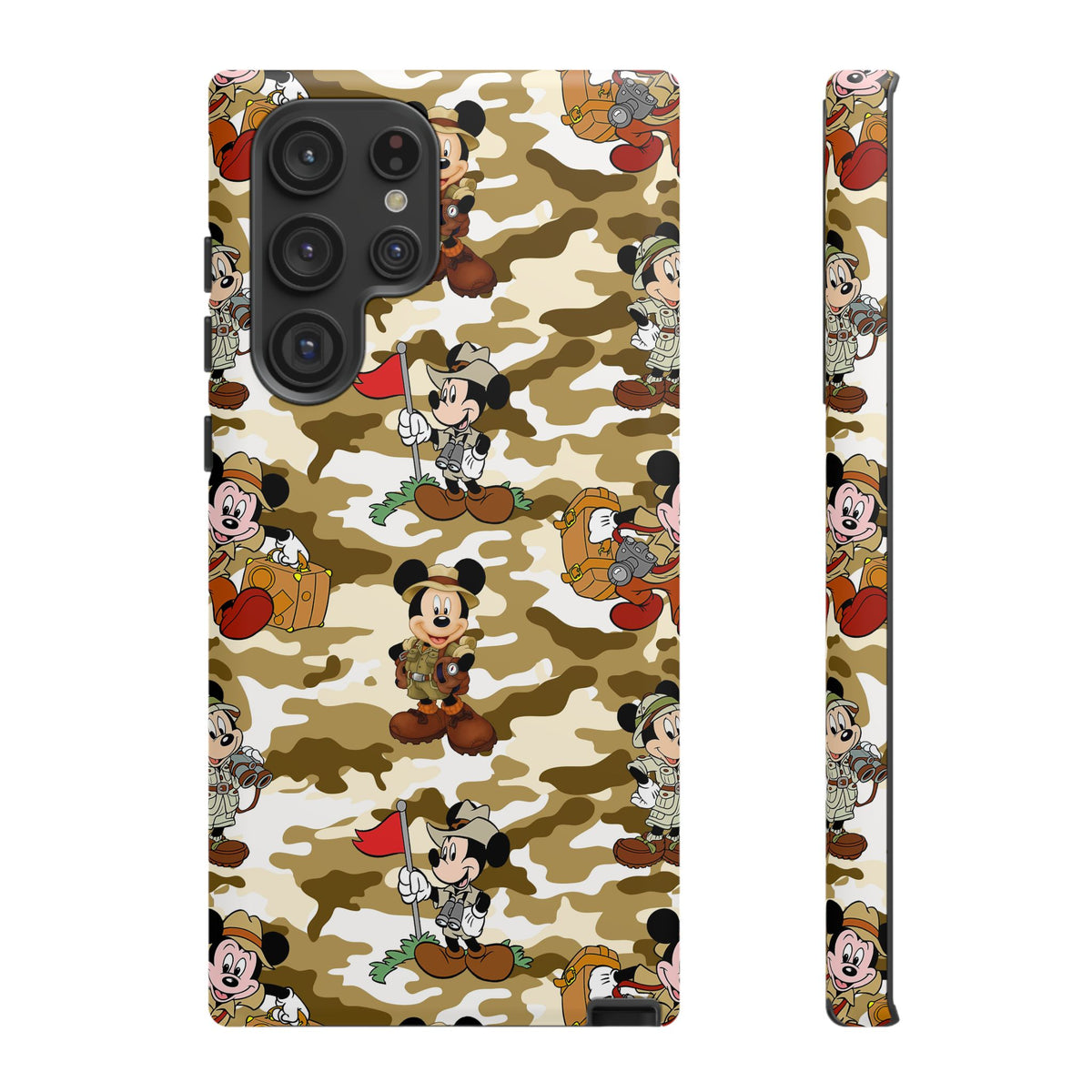 Jungle Camo Mickey Resort Ready Cell Phone Tech Case
