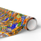 Four Parks Ride Collage Wrapping Paper Roll