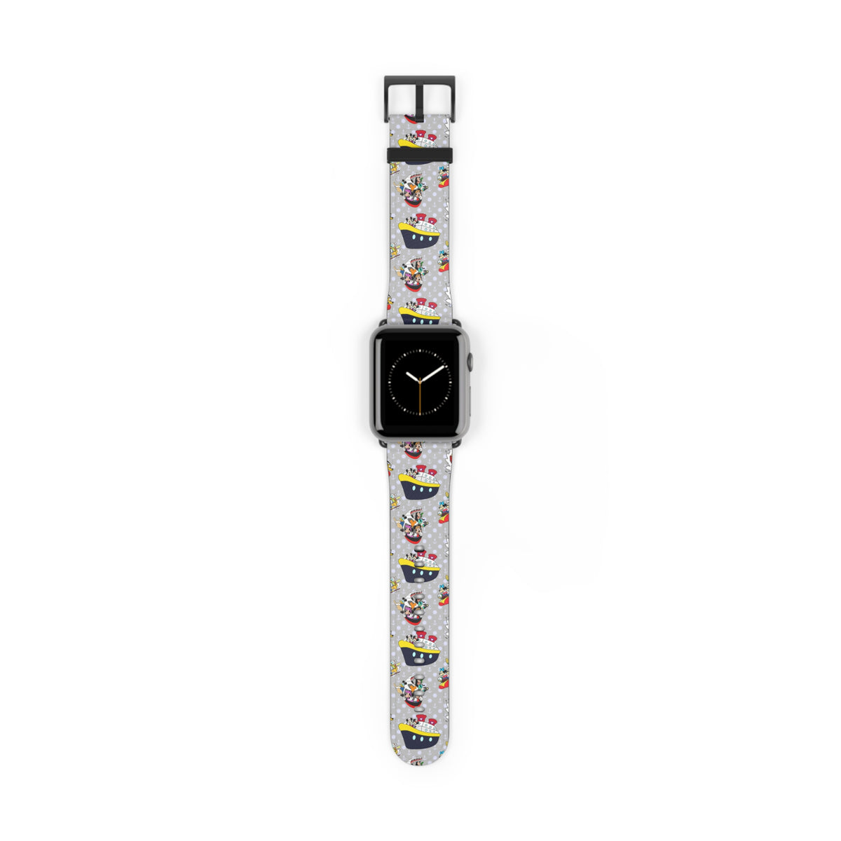 Christmas Cruise with Mickey Whimsical Watch Band - Apple