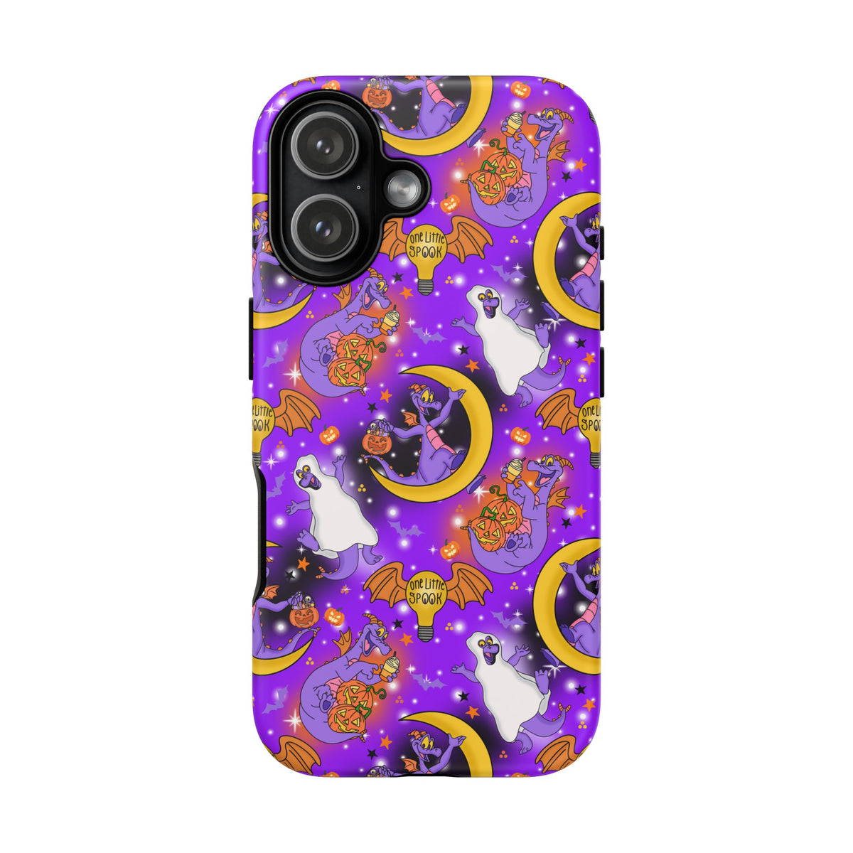 Figment on the Moon Purple Resort Ready Cell Phone Tech Case