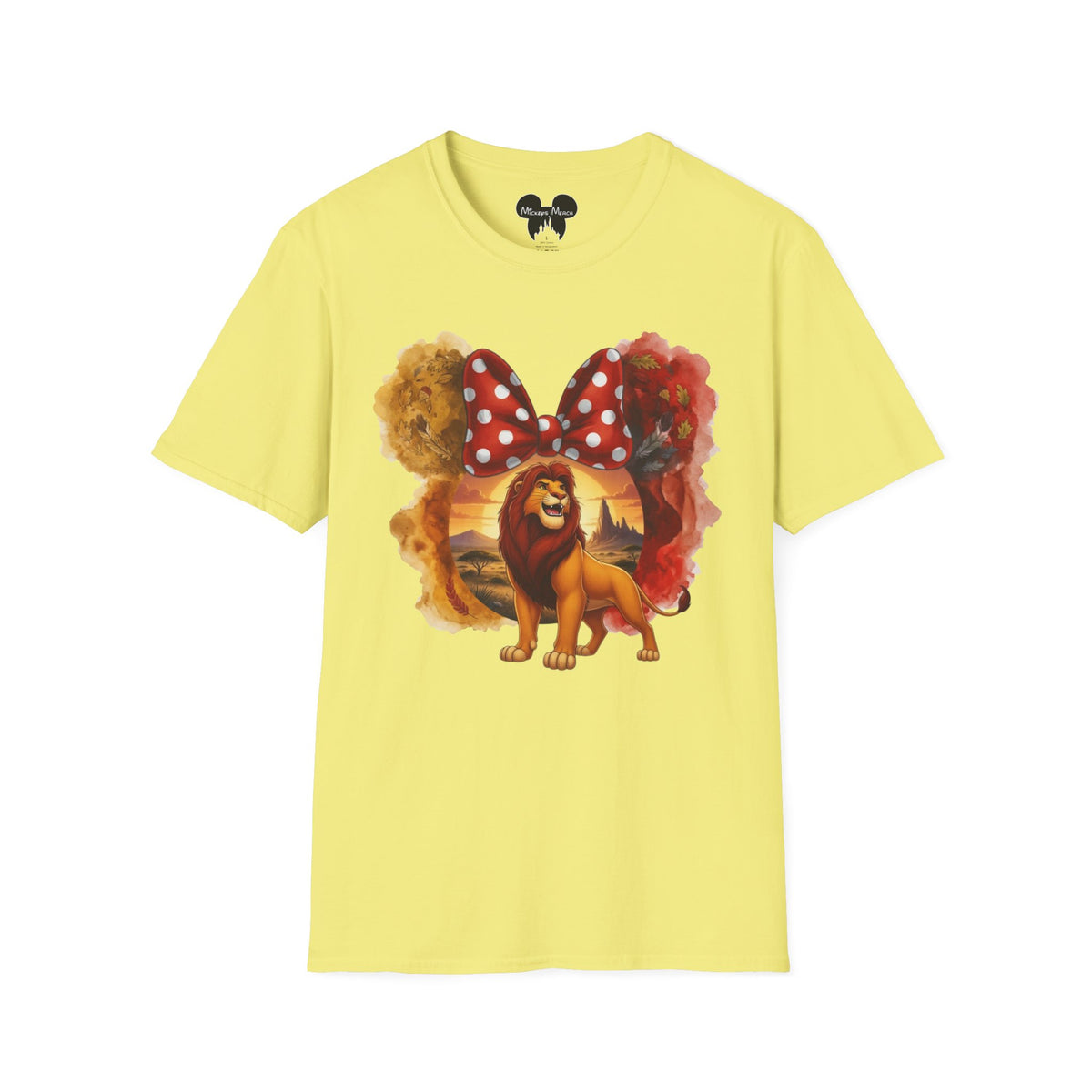 Lion King - King Simba's Pride Vignette Unisex Graphic Tee