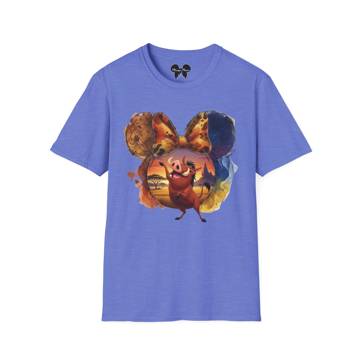 Lion King - Pumbaa's Savannah Spotted Vignette Unisex Graphic Tee