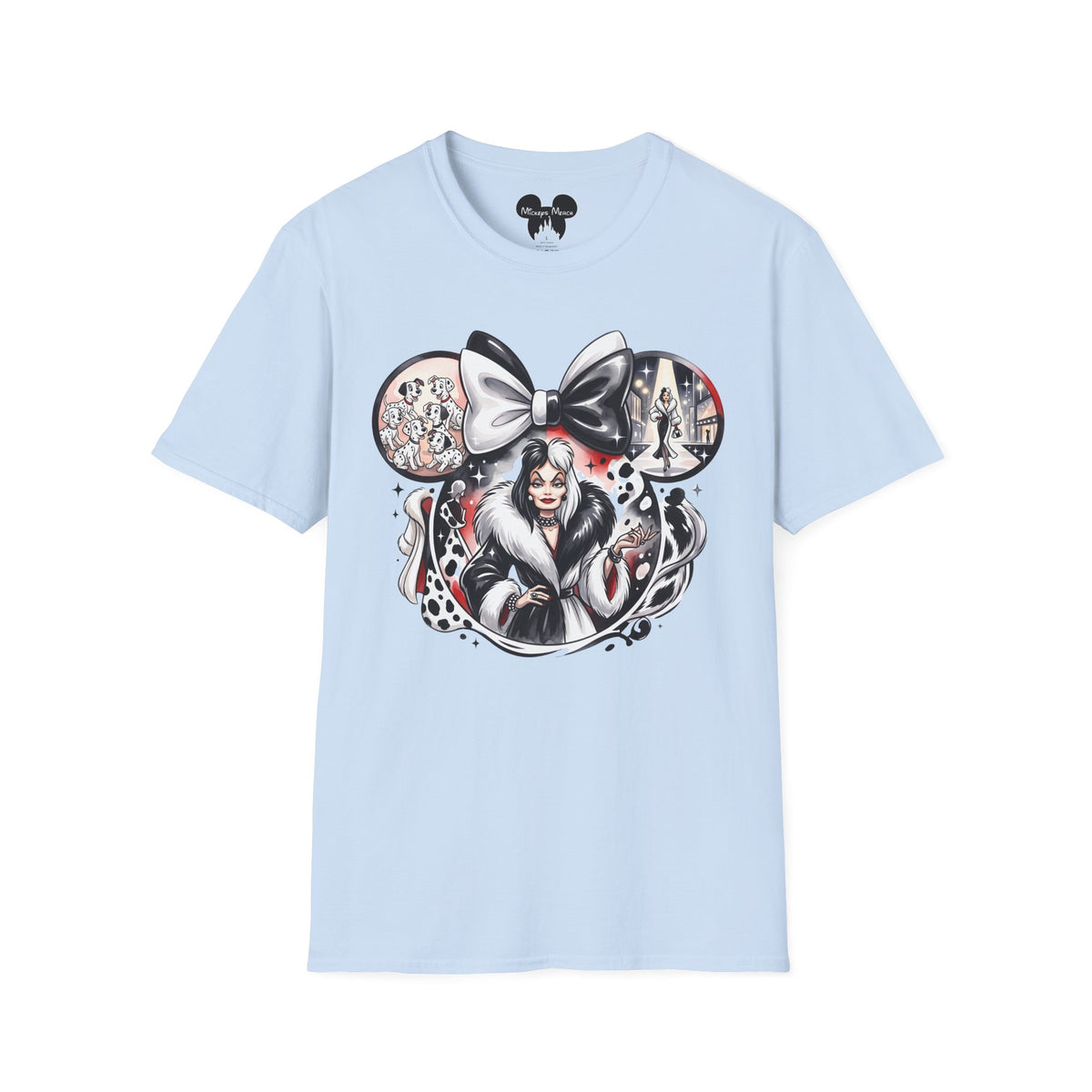 Disney Villains - Cruella's Spotted Couture Vignette Unisex Graphic Tee