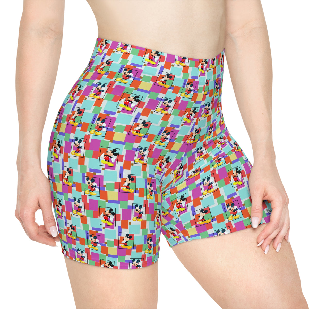 Colorblock Mickey Bike Shorts