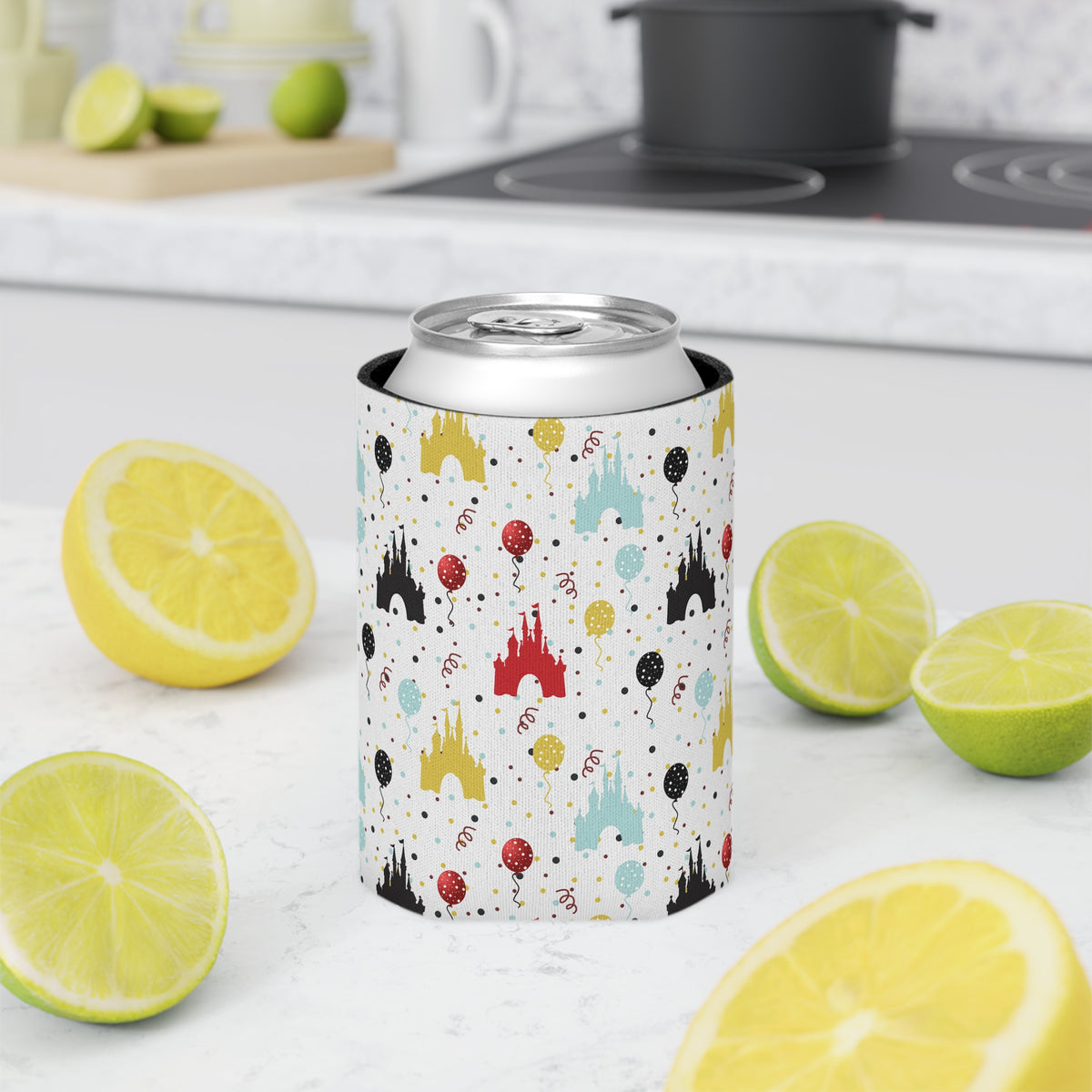 Castle Celebration Can Cooler Drink Koozie