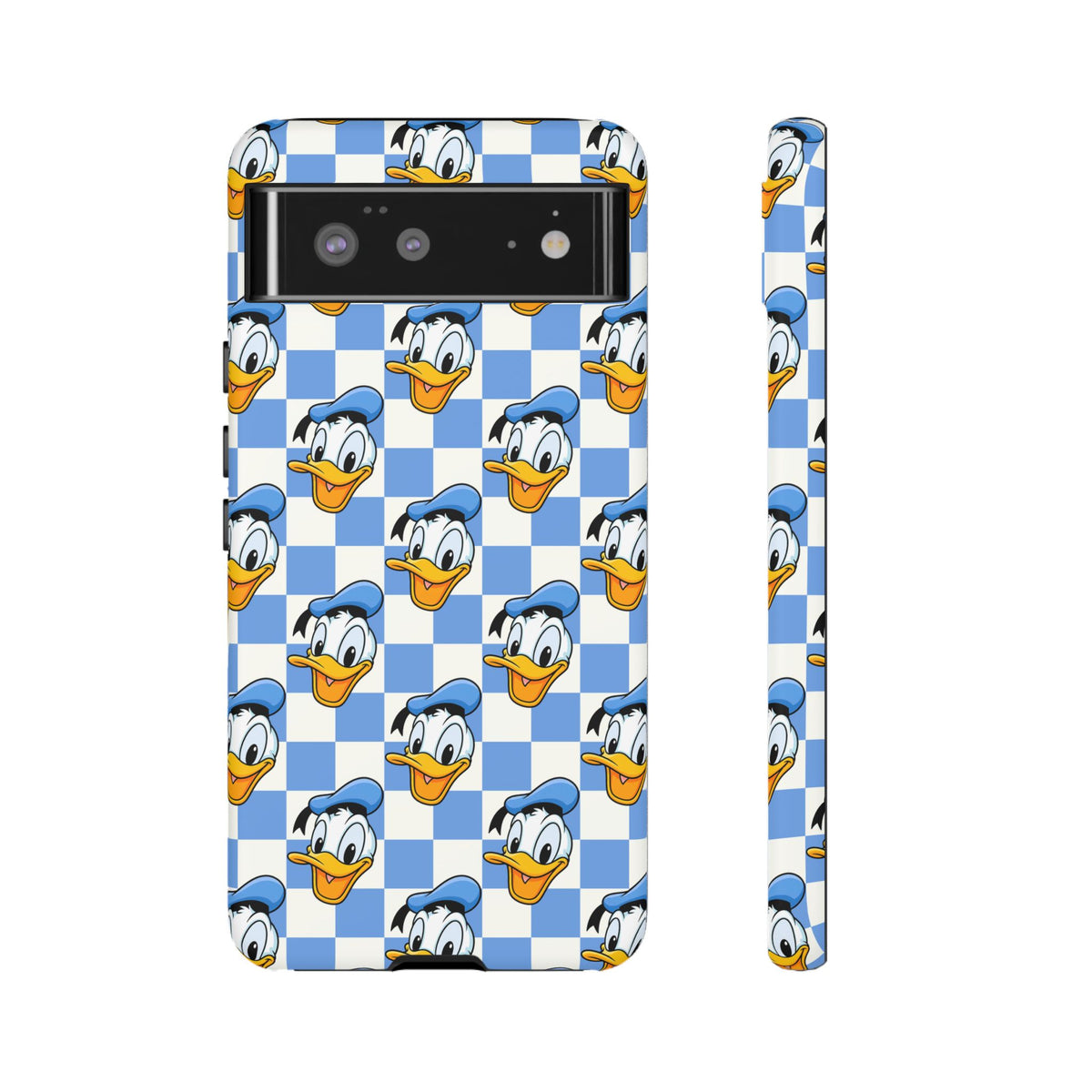 Blue Checkerboard Donald Resort Ready Cell Phone Tech Case