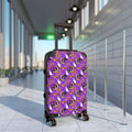 Figment on the Moon Purple Polycarbonate Suitcase