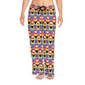 Checkerboard Mickey Hands Women's Pajama Pants