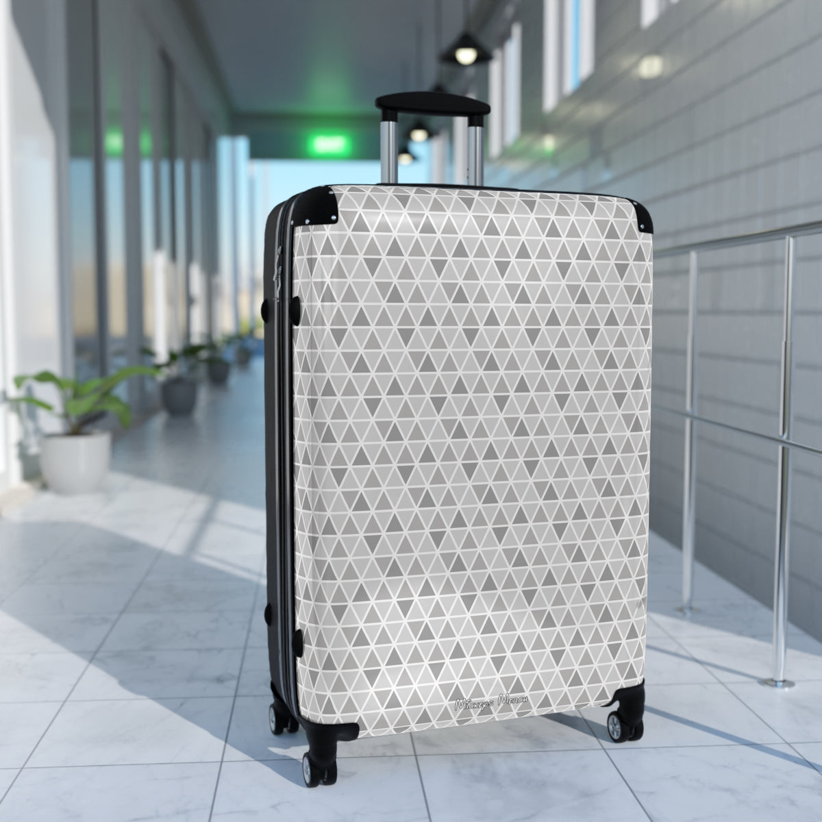 Epcot Ball Pattern Polycarbonate Suitcase