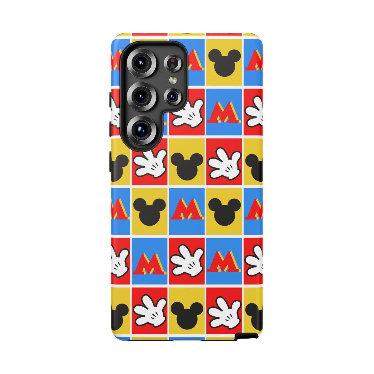 Checkerboard Mickey Hands Resort Ready Cell Phone Tech Case