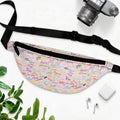 Character Autographs on Pink Beach Club Fanny Pack