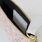 Character Autographs on Pink Mini Clutch