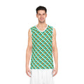 Teal Checkerboard Pluto Park Performance Tank Top