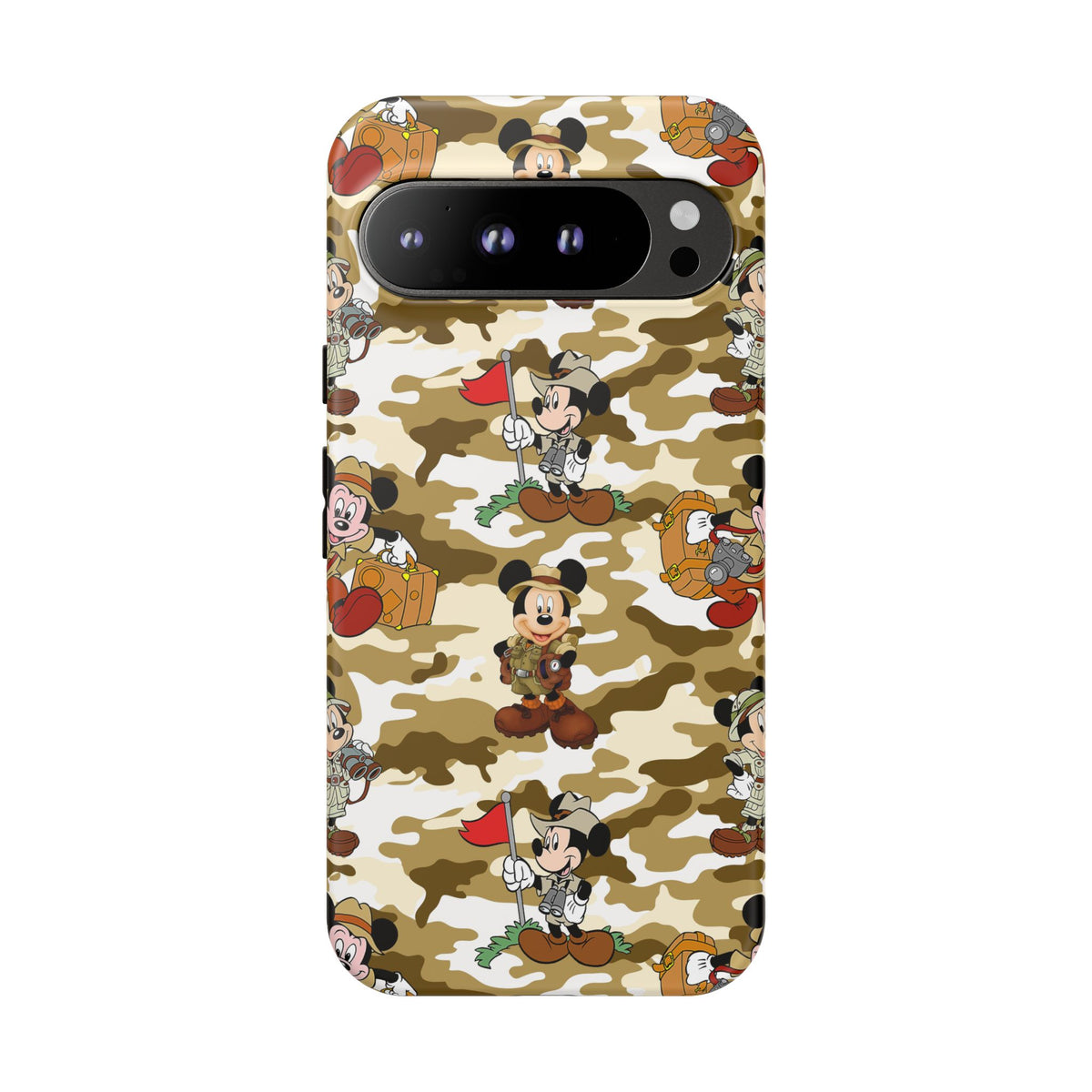 Jungle Camo Mickey Resort Ready Cell Phone Tech Case