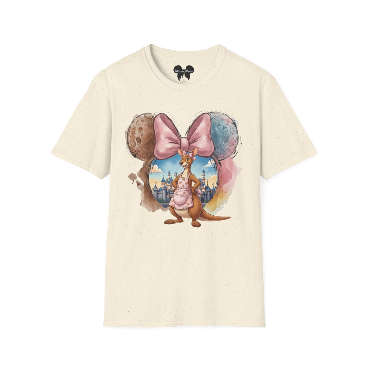 Winnie the Pooh - Kanga's Pastel Castle Vignette Unisex Graphic Tee