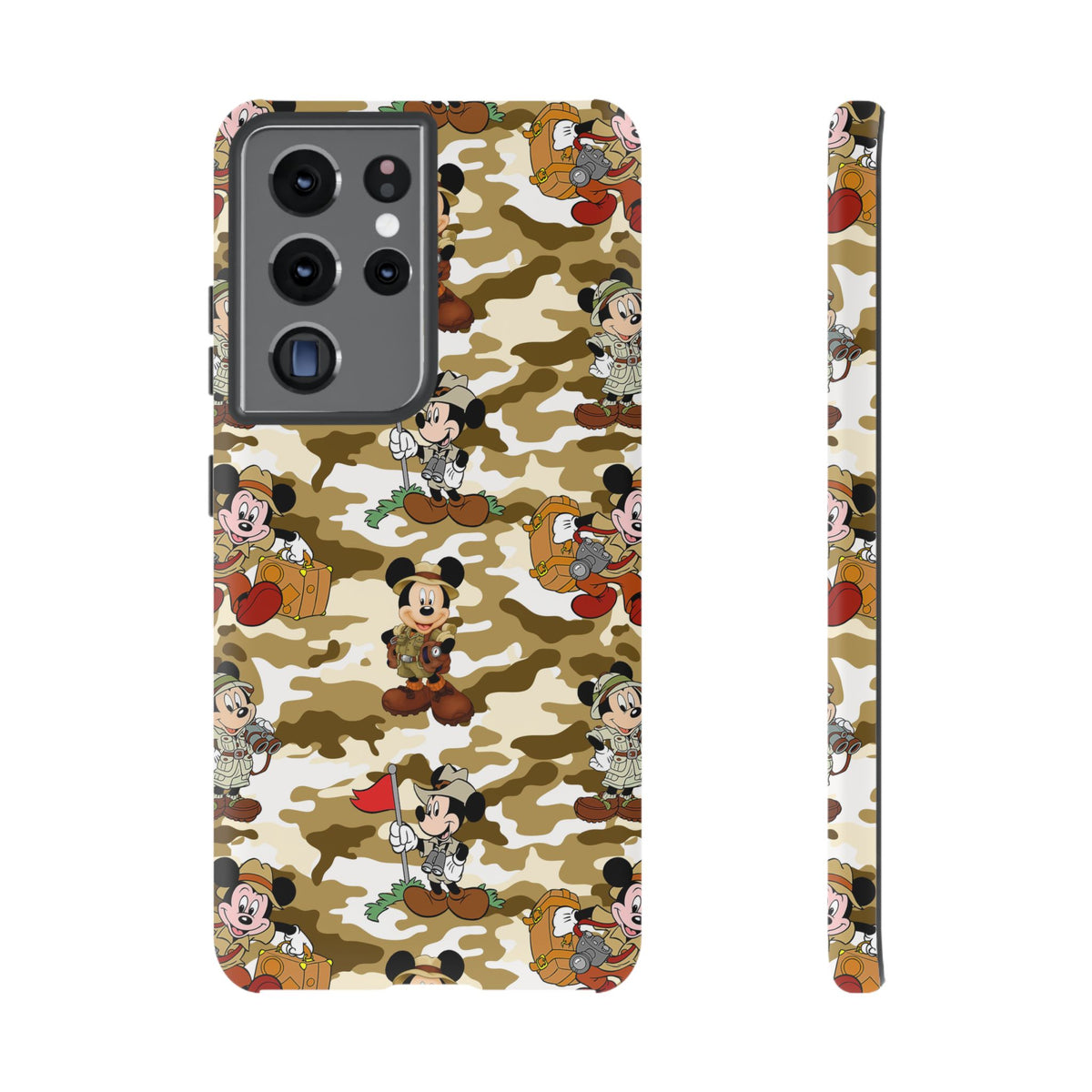 Jungle Camo Mickey Resort Ready Cell Phone Tech Case