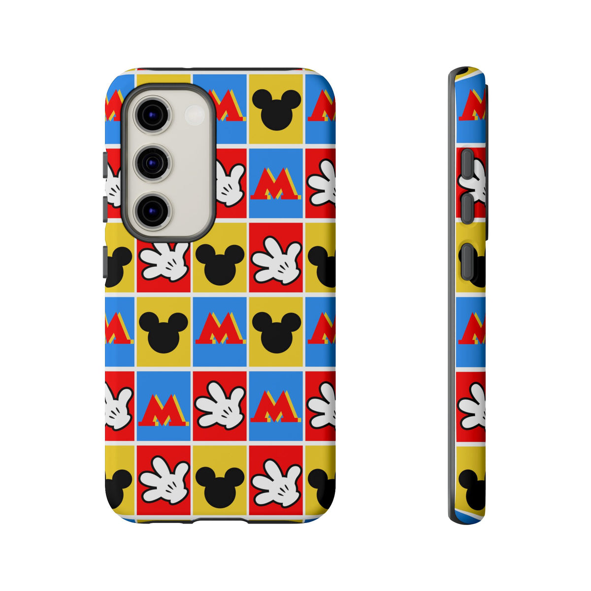 Checkerboard Mickey Hands Resort Ready Cell Phone Tech Case