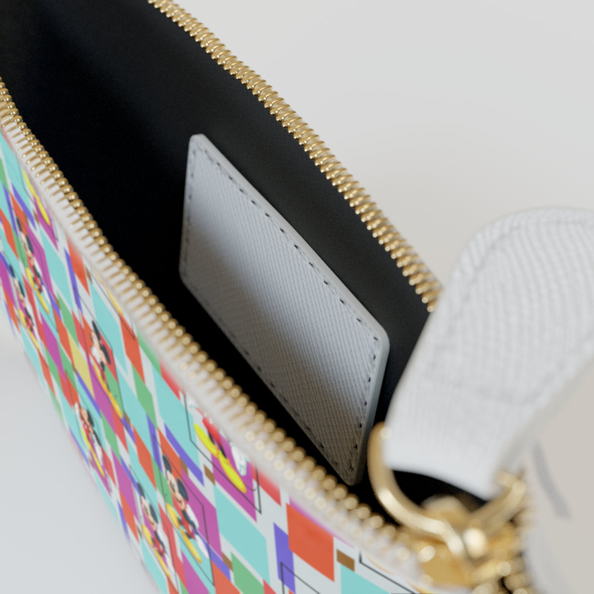 Colorblock Mickey Mini Clutch