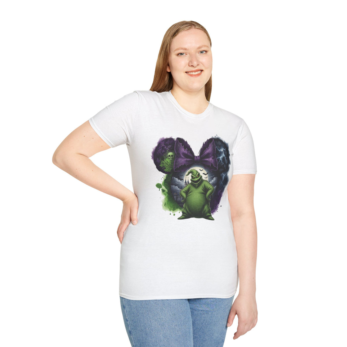 TNBC - Oogie Boogie's Spooky Cobweb Vignette Unisex Graphic Tee