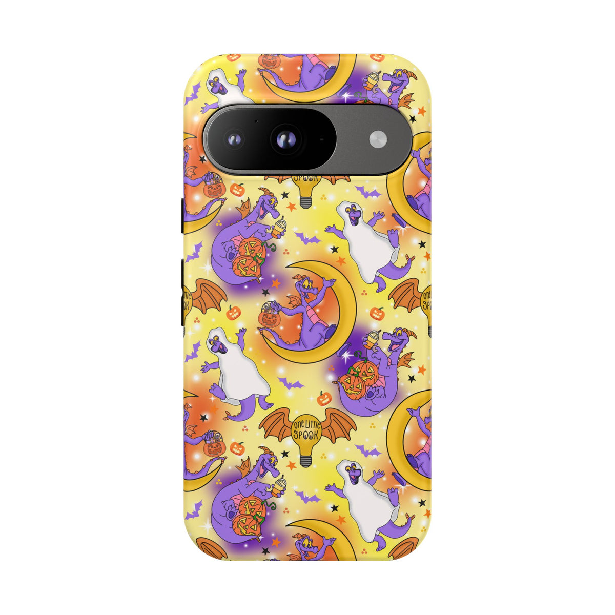 Figment on the Moon Yellow Resort Ready Cell Phone Tech Case
