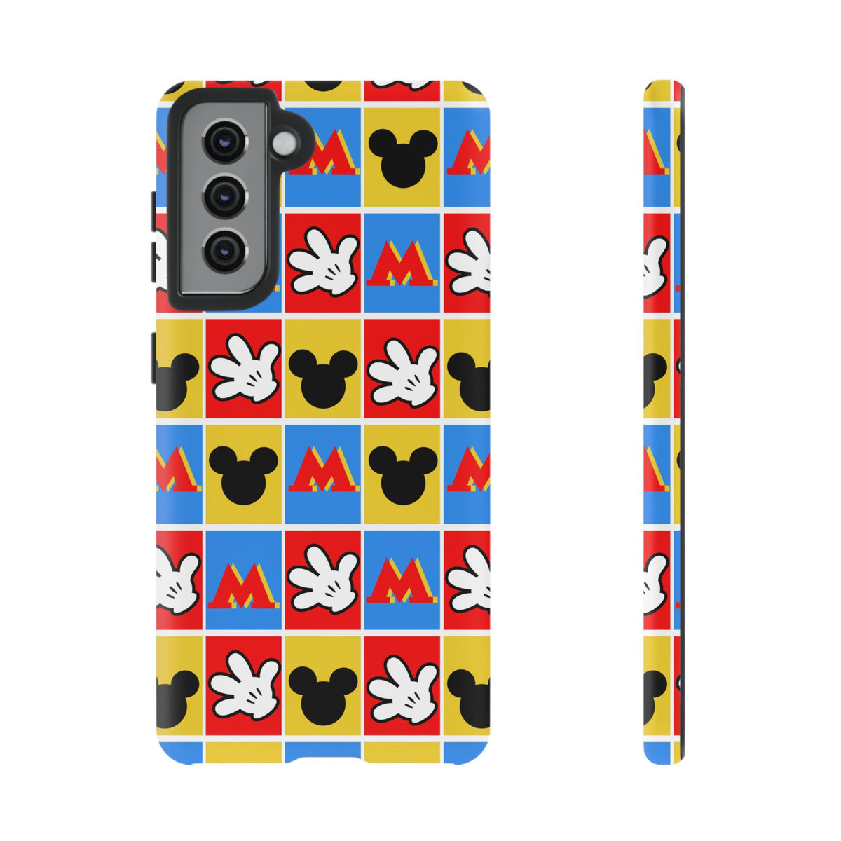 Checkerboard Mickey Hands Resort Ready Cell Phone Tech Case