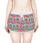 Colorblock Mickey Relaxed Dolphin Shorts