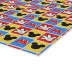 Checkerboard Mickey Hands Glass Cutting Board
